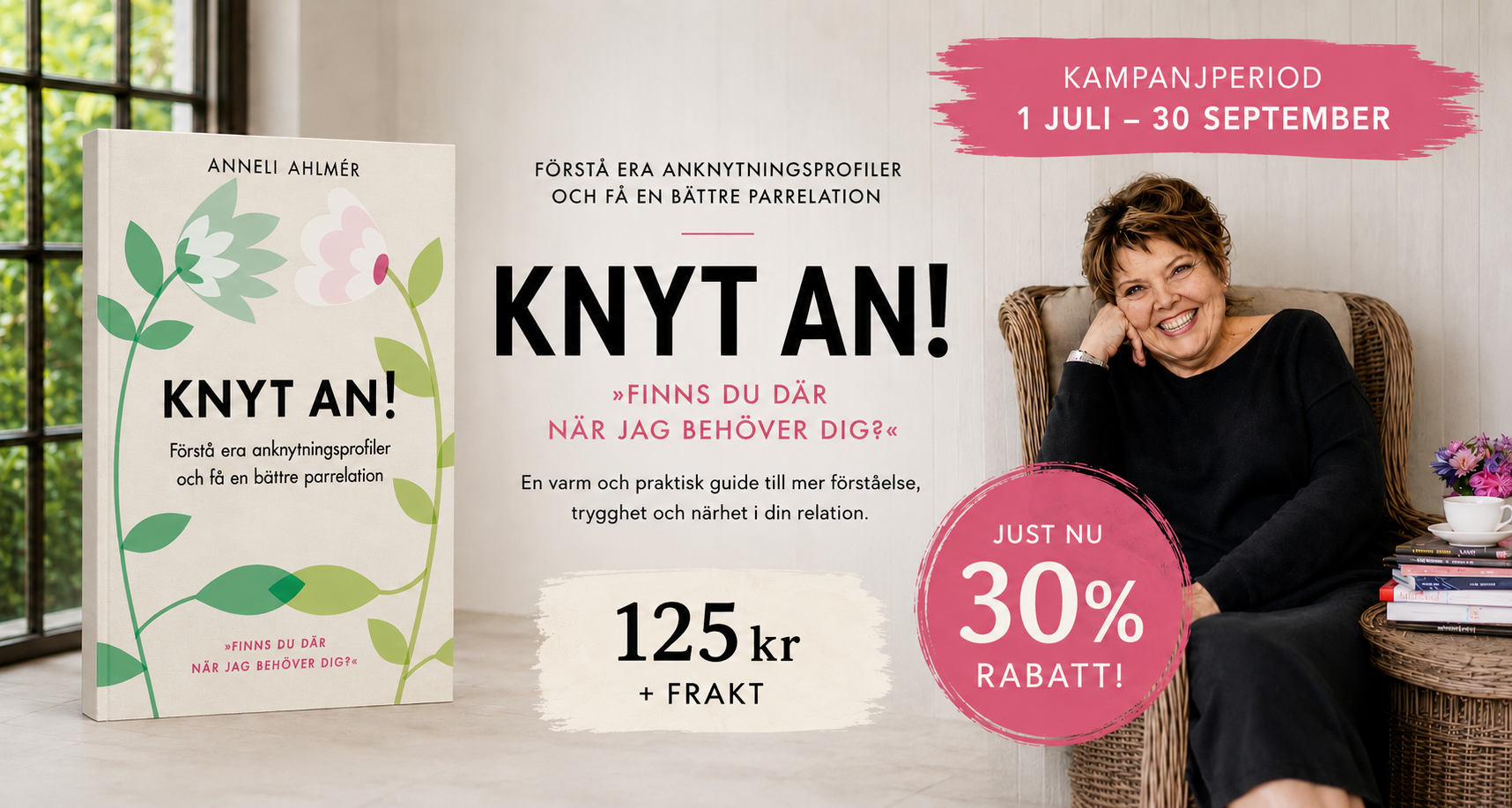 Försäljning av boken knyt an till 30% rabatt nu endast 125kr + frakt