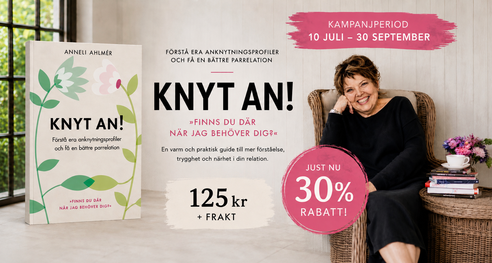 Försäljning av boken knyt an till 30% rabatt nu endast 125kr + frakt